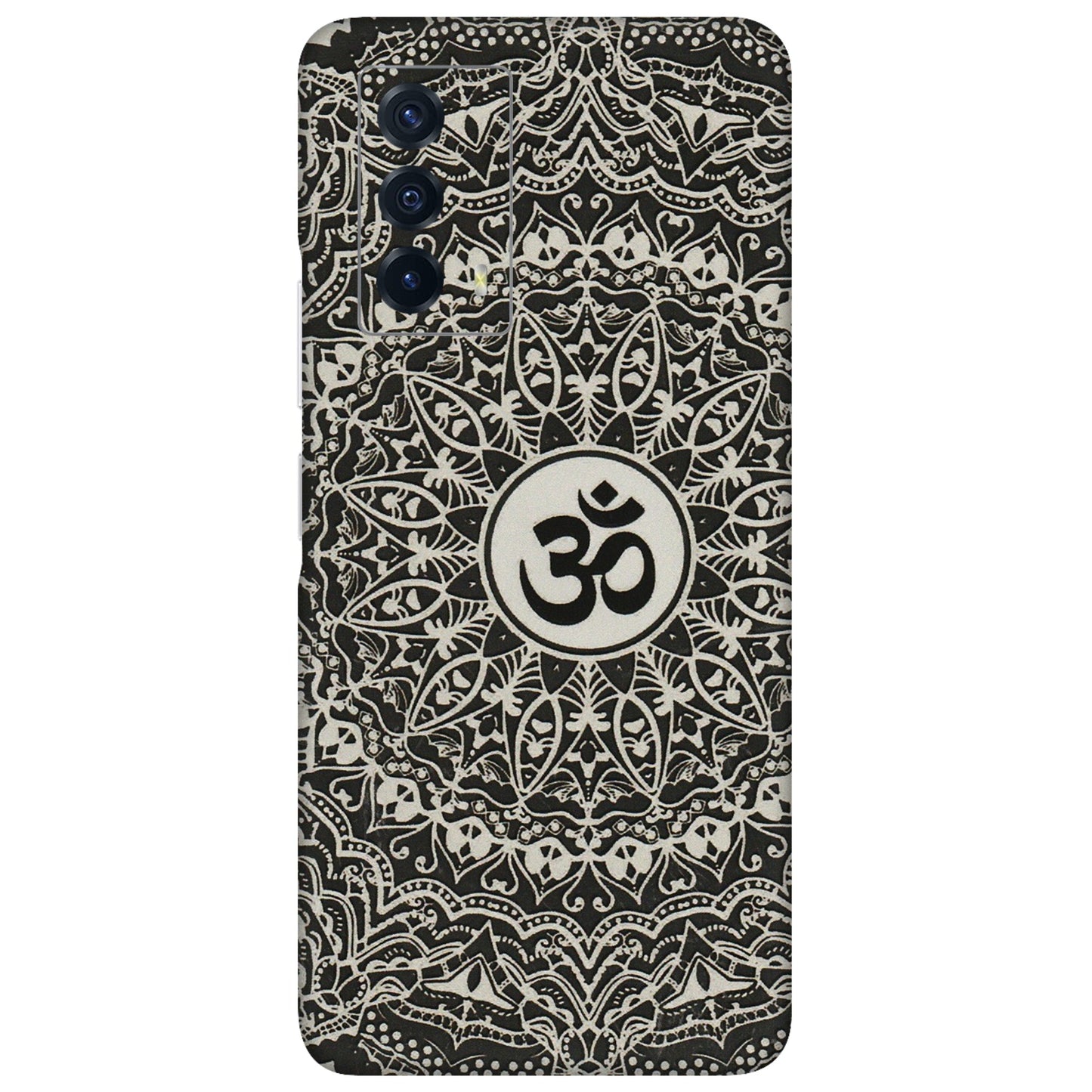 IQOO Phone Skins (All Models) - Aum Elegant Mandala - 3D Embossed Finish (L-62) IQOO Z5