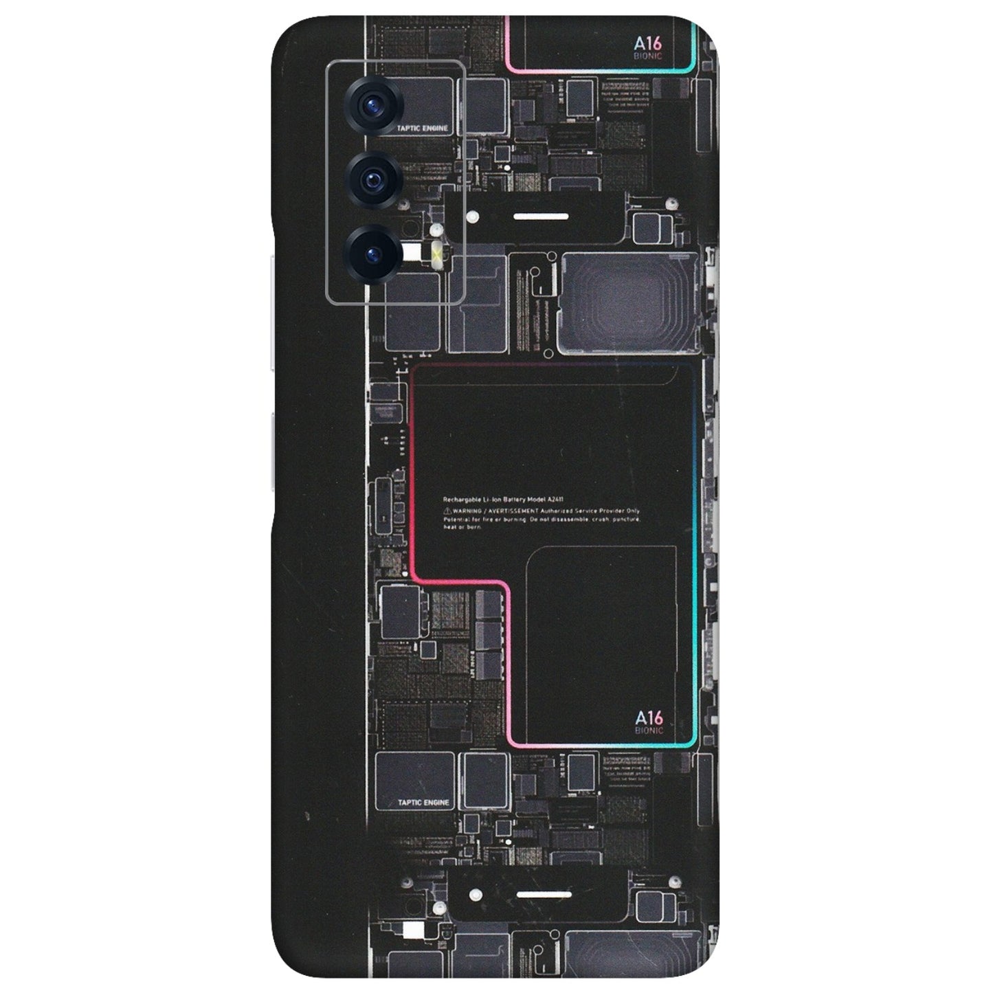 IQOO Phone Skins (All Models) - Motherboard Circuit Layout - Matte Finish (M-117) IQOO Z5