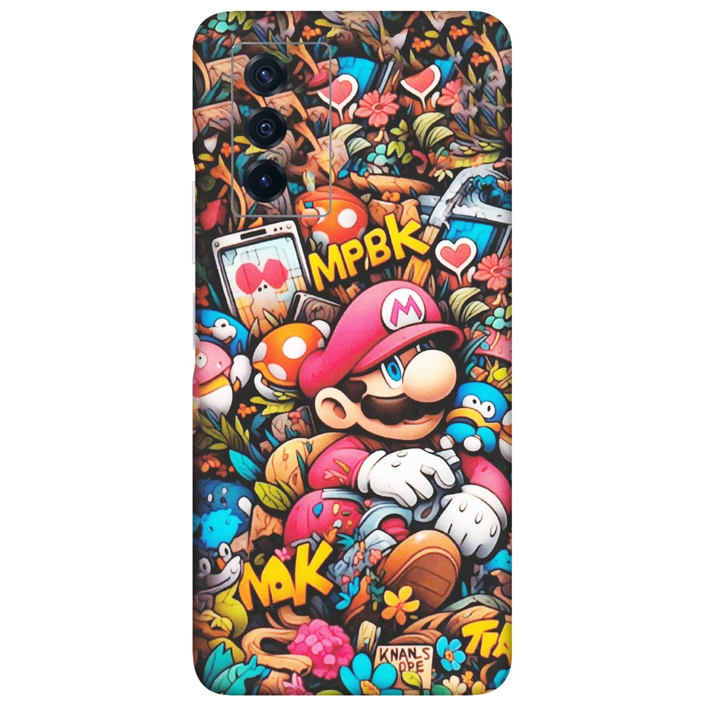 IQOO Phone Skins (All Models) - Super Mario Bros Artistic - Matte Finish (M-173) IQOO Z5