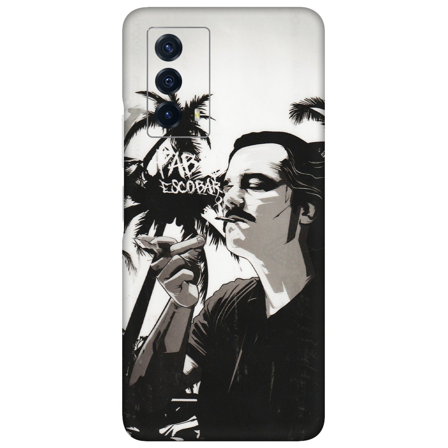 IQOO Phone Skins (All Models) - Pab Escobar - Transparent Finish (T-05) IQOO Z5