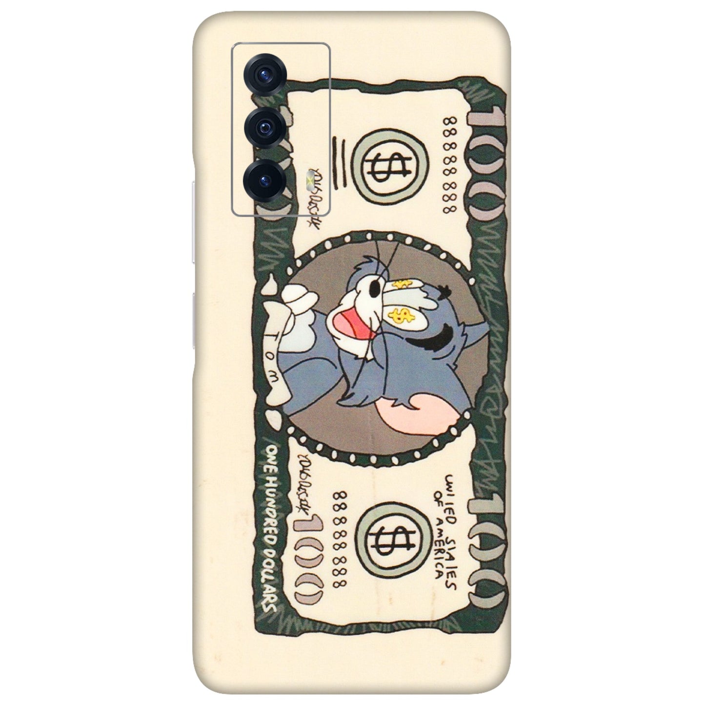 IQOO Phone Skins (All Models) - One Hundred Dollar Tom - Transparent Finish (T-16) IQOO Z5