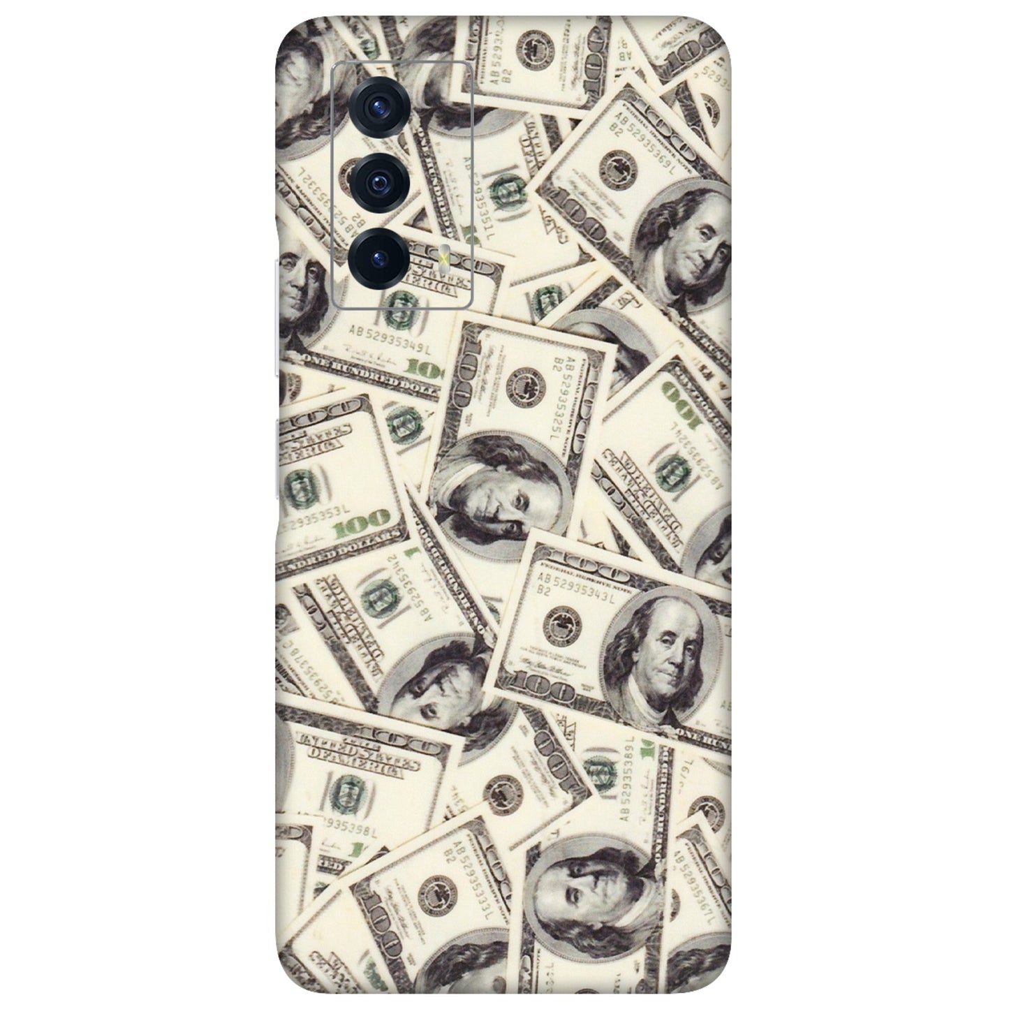 IQOO Phone Skins (All Models) - Dollar Lover - Transparent Finish (T-17) IQOO Z5