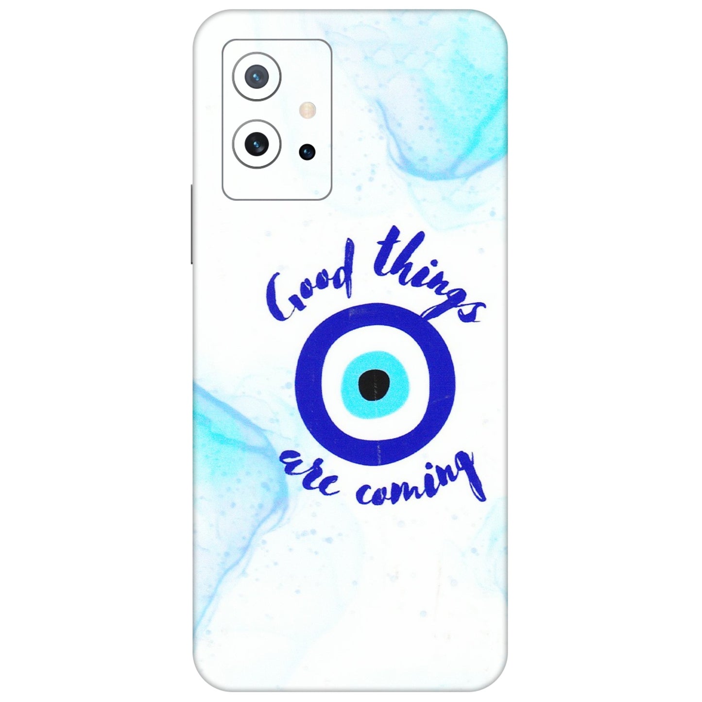 IQOO Phone Skins (All Models) - Evil Eye Good Things Are Coming - 3D Embossed Finish (L-322) IQOO Z6 5G