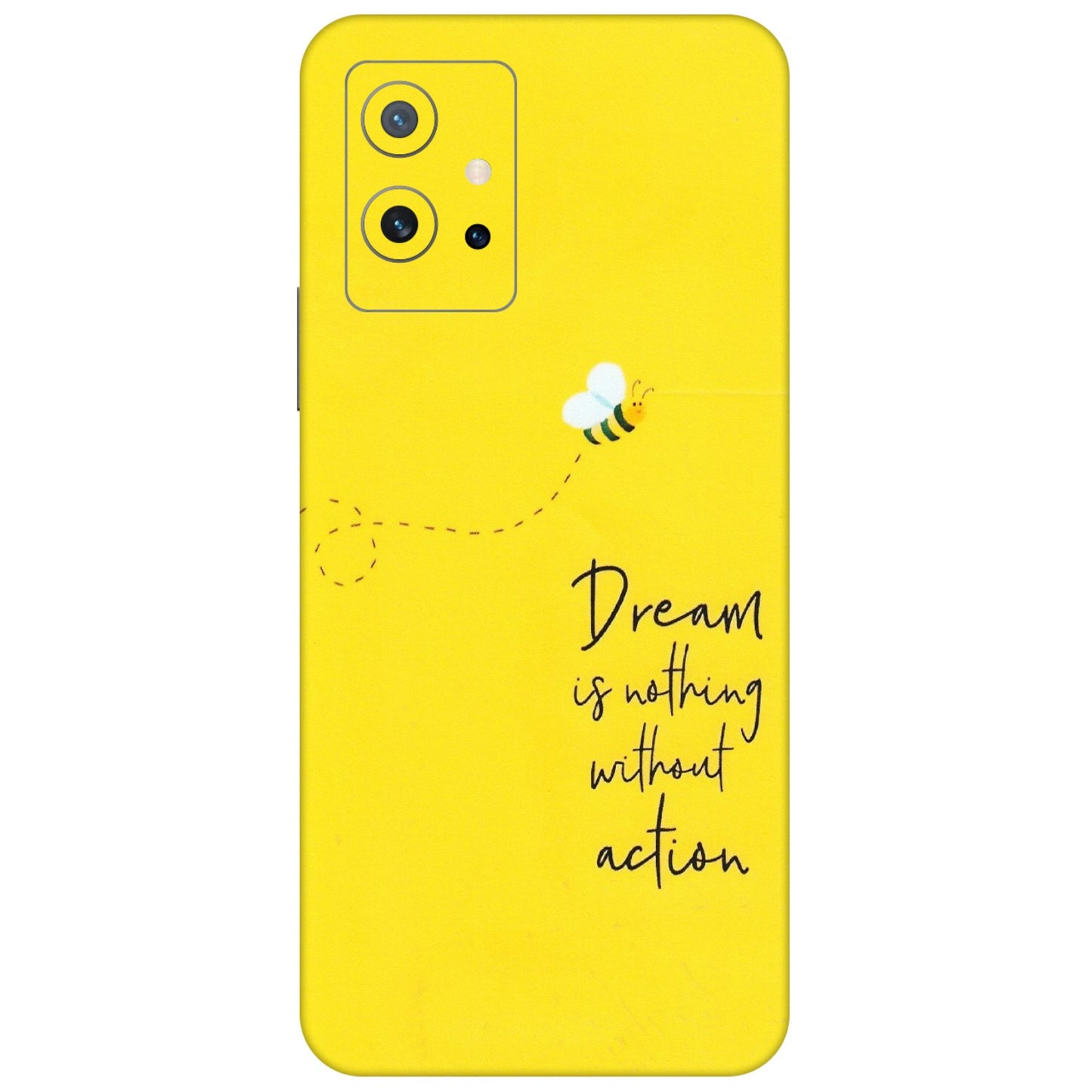 IQOO Phone Skins (All Models) - Dream Is Nothing Without Action - Matte Finish (M-138) IQOO Z6 5G