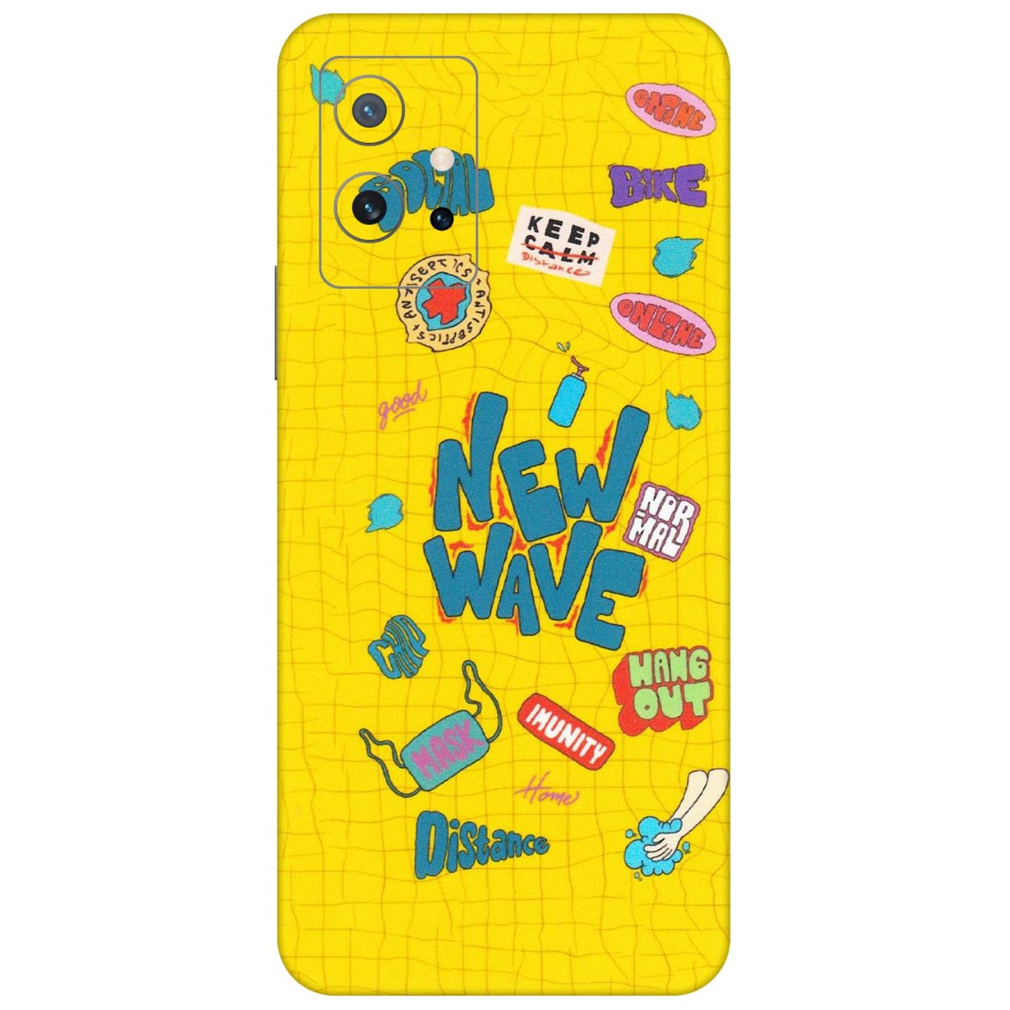 IQOO Phone Skins (All Models) - New Wave Life - Matte Finish (M-17) IQOO Z6 5G