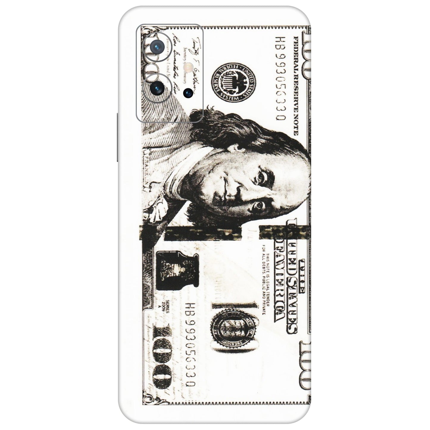 IQOO Phone Skins (All Models) - 100 Dollar Currency - Transparent Finish (T-01) IQOO Z6 5G
