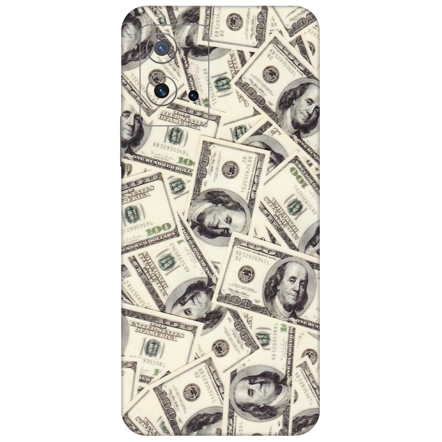IQOO Phone Skins (All Models) - Dollar Lover - Transparent Finish (T-17) IQOO Z6 5G