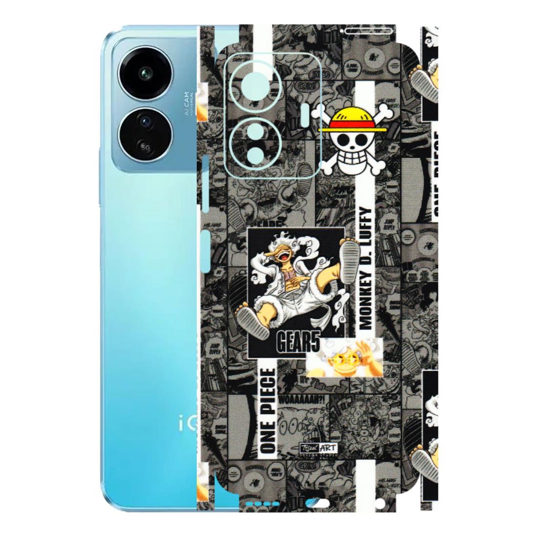 IQOO Phone Skins (All Models) - Cuffy Anime MonkeyCamic - 3D Embossed Finish (L-242) IQOO Z6 Lite 5G