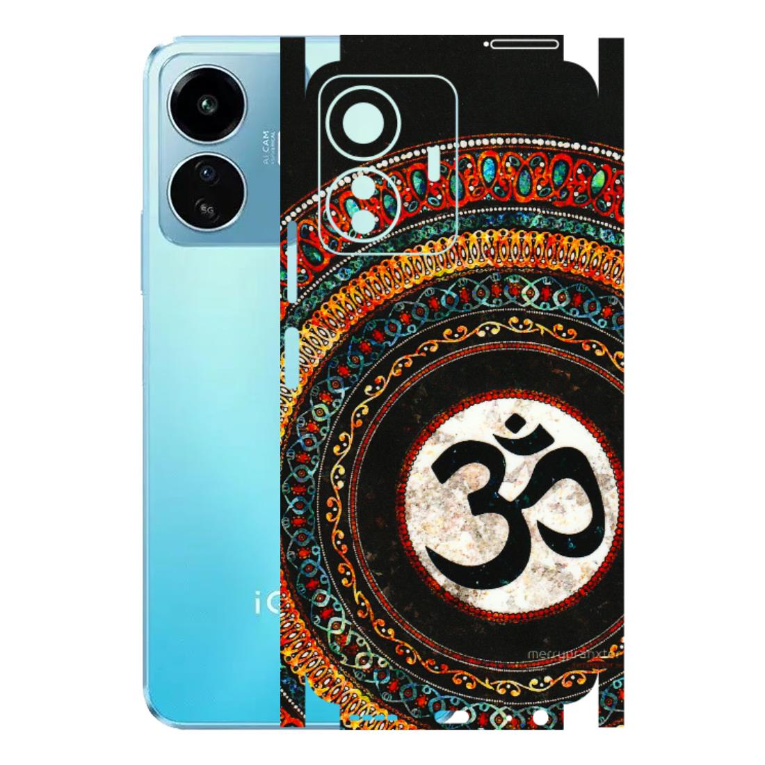 IQOO Phone Skins (All Models) - Aum Chant Abstract - 3D Embossed Finish (L-42) IQOO Z6 Lite 5G