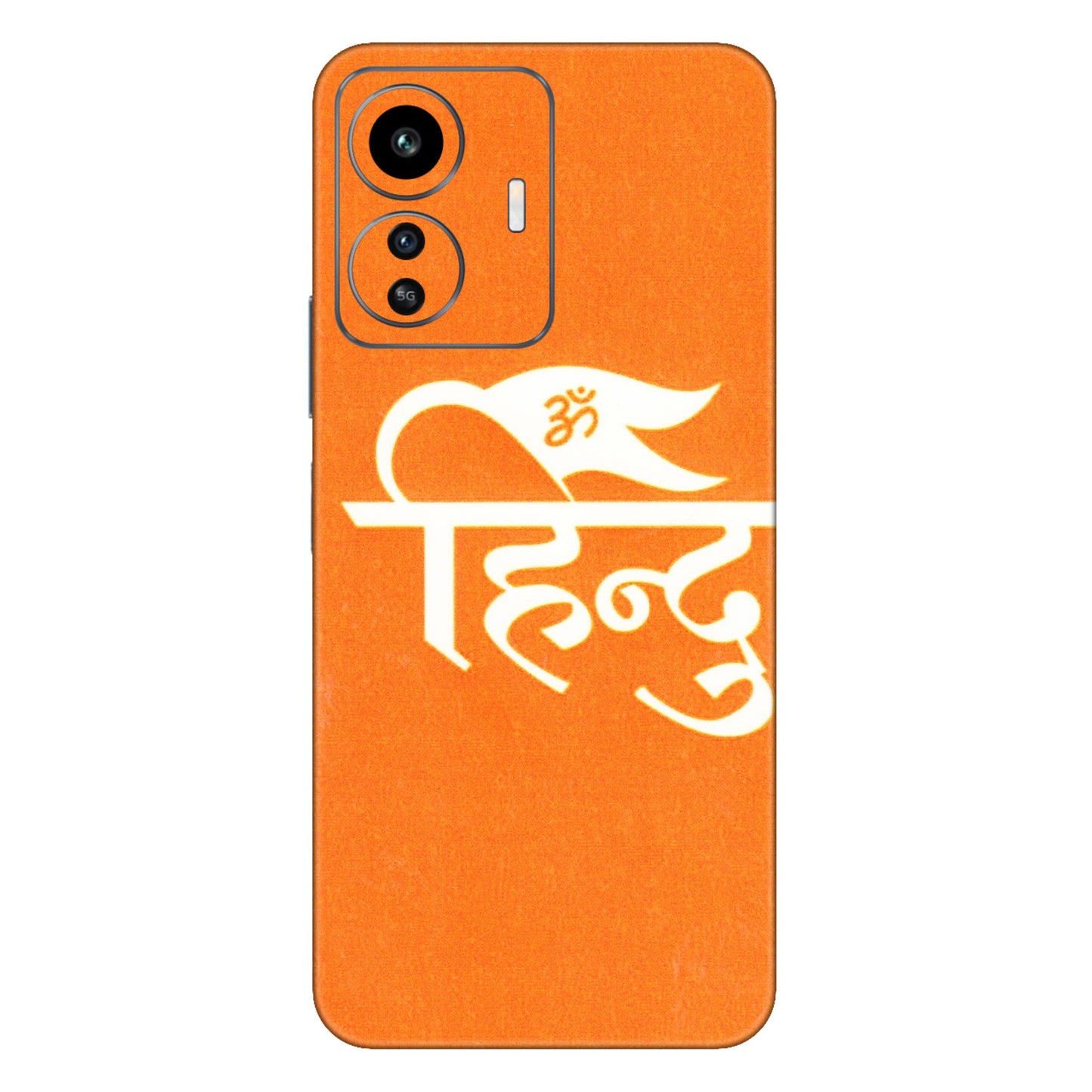 IQOO Phone Skins (All Models) - Hindu Kesari - 3D Embossed Finish (L-154) IQOO Z6 Lite 5G