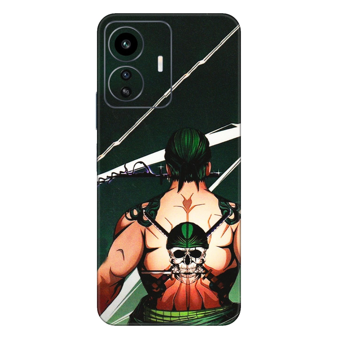 IQOO Phone Skins (All Models) - Zoro Anime - 3D Embossed Finish (L-23) IQOO Z6 Lite 5G