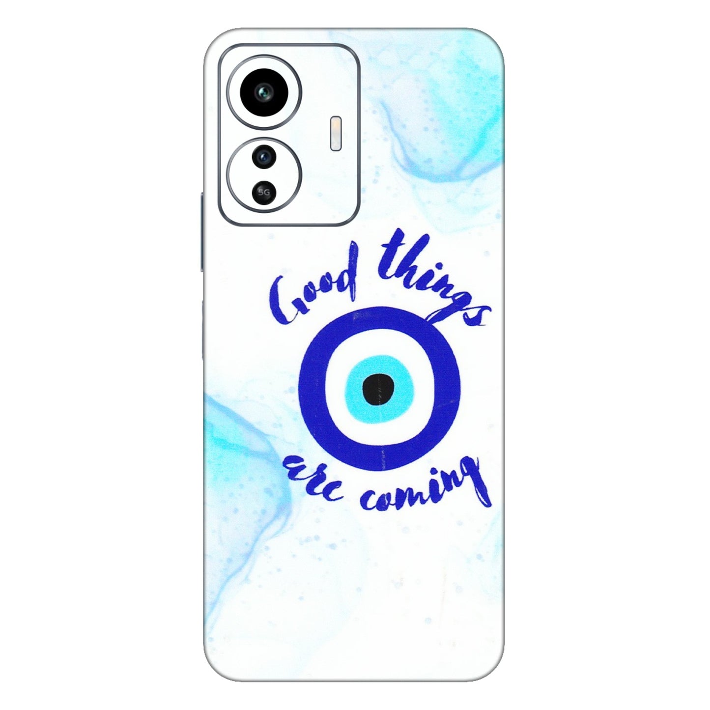 IQOO Phone Skins (All Models) - Evil Eye Good Things Are Coming - 3D Embossed Finish (L-322) IQOO Z6 Lite 5G