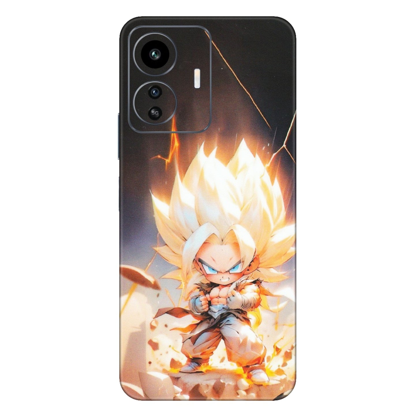IQOO Phone Skins (All Models) - Goku Dragon Cute Anime - Matte Finish (M-131) IQOO Z6 Lite 5G