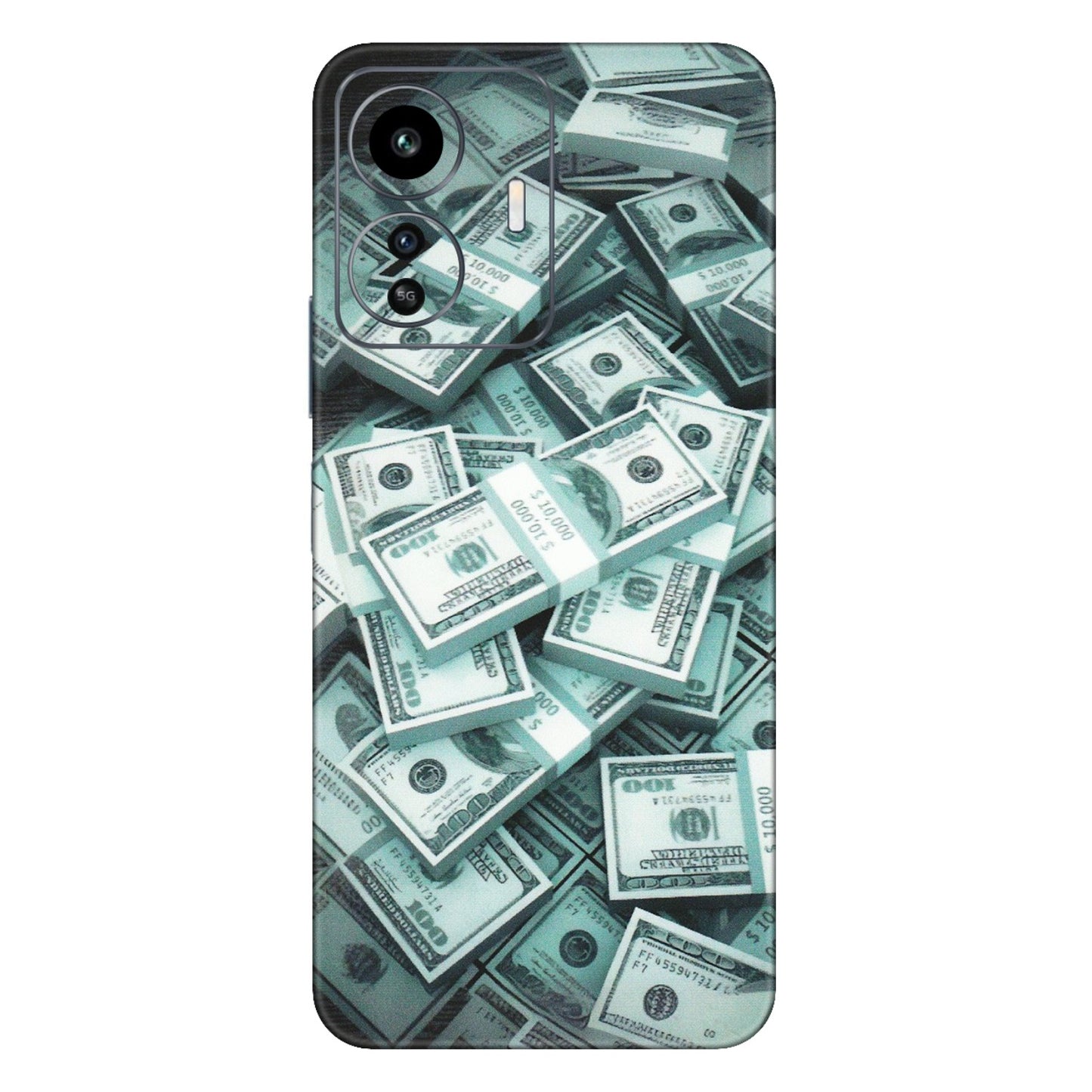 IQOO Phone Skins (All Models) - Hundred Dollar Bill - Matte Finish (M-162) IQOO Z6 Lite 5G