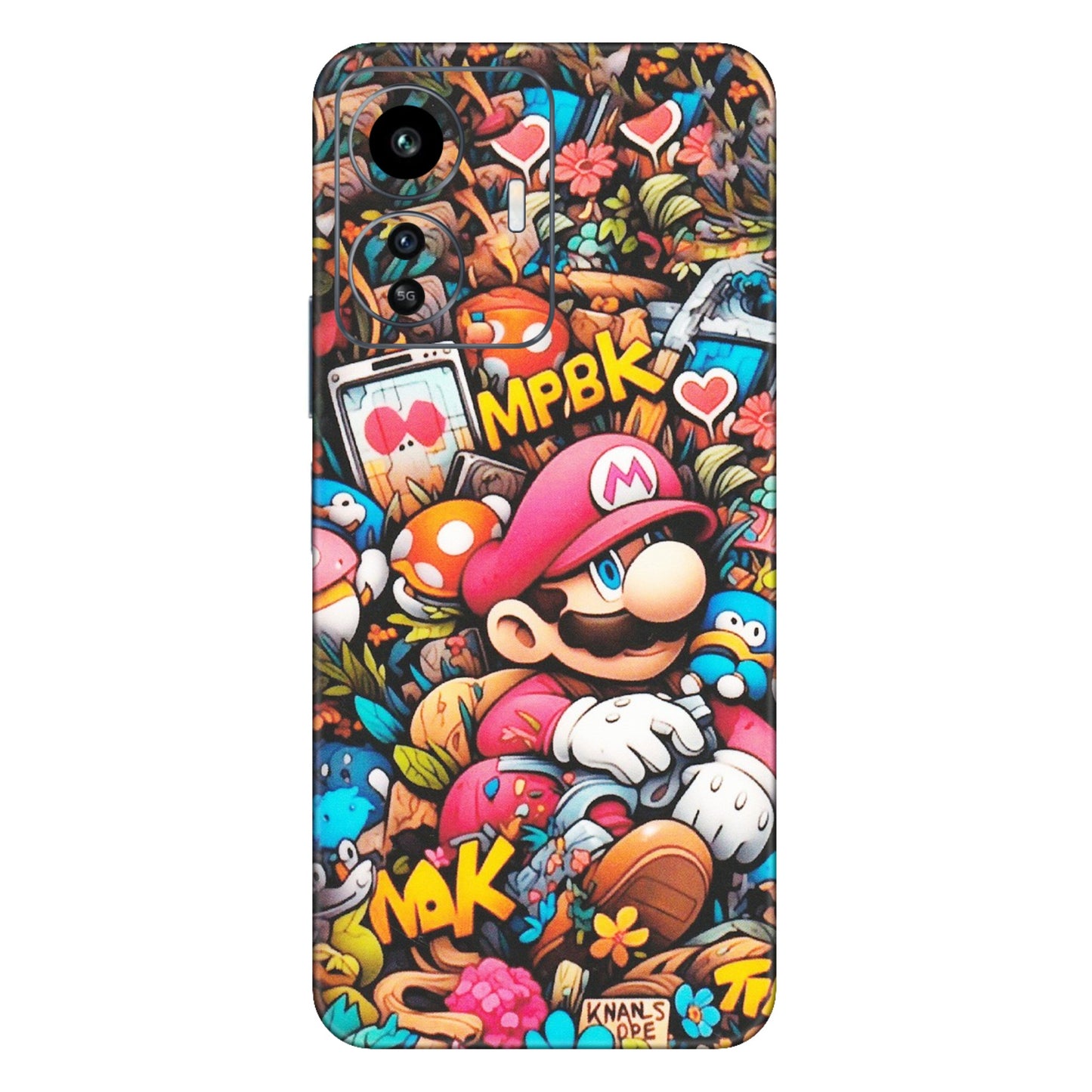 IQOO Phone Skins (All Models) - Super Mario Bros Artistic - Matte Finish (M-173) IQOO Z6 Lite 5G
