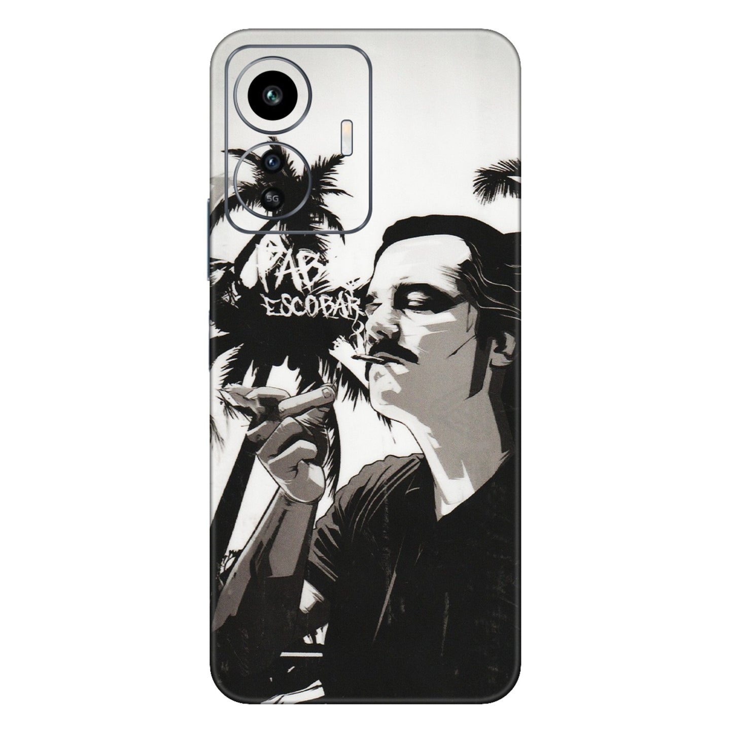 IQOO Phone Skins (All Models) - Pab Escobar - Transparent Finish (T-05) IQOO Z6 Lite 5G