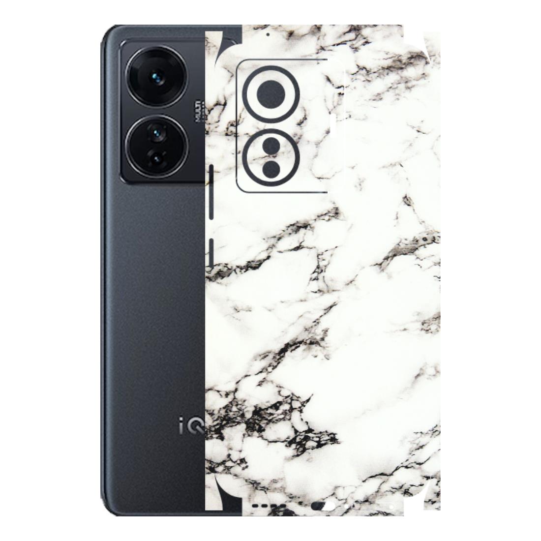 IQOO Phone Skins (All Models) - Black and White Marble Texture - 3D Embossed Finish (L-124) IQOO Z6 PRO 5G