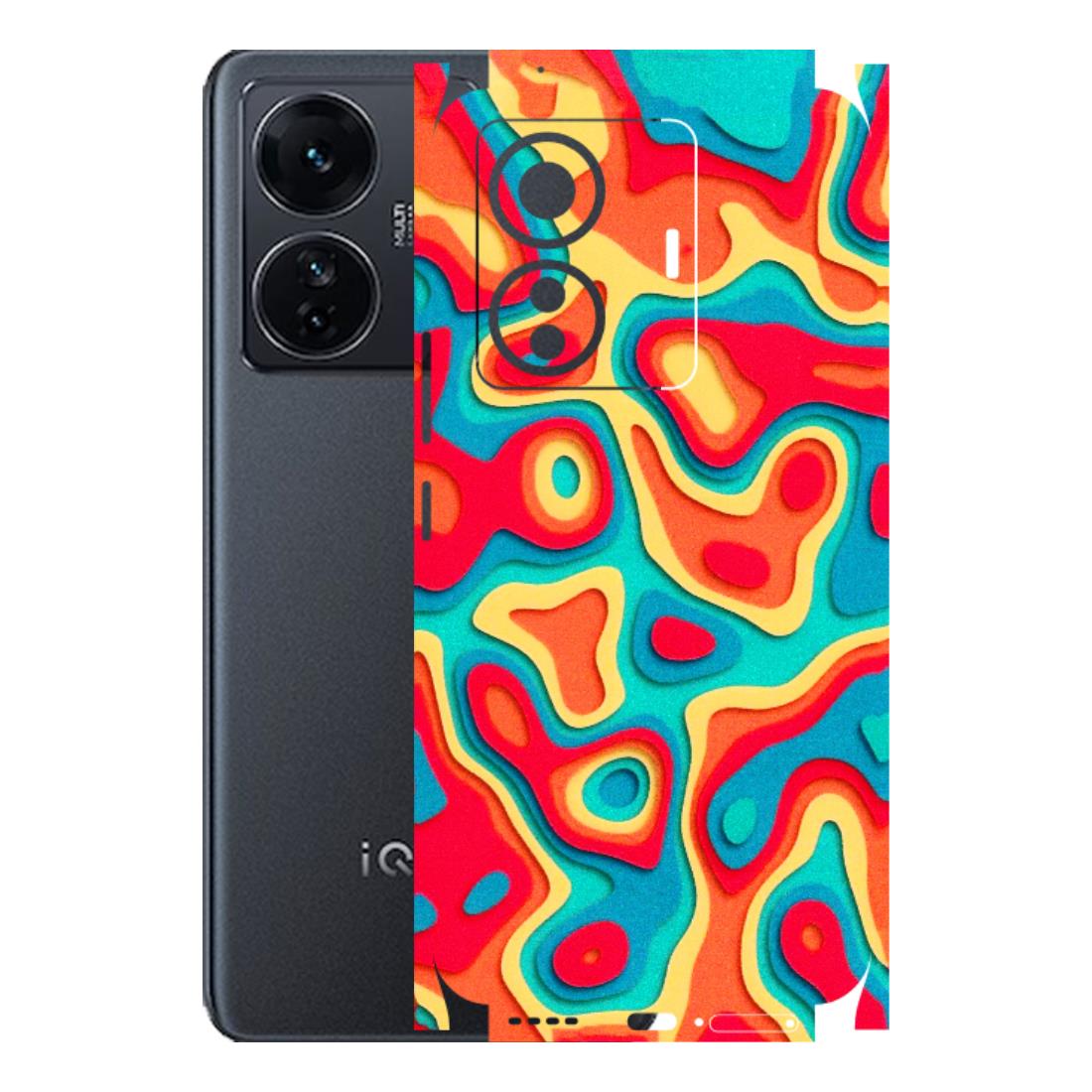 IQOO Phone Skins (All Models) - Abstract Swirl - 3D Embossed Finish (L-150) IQOO Z6 PRO 5G