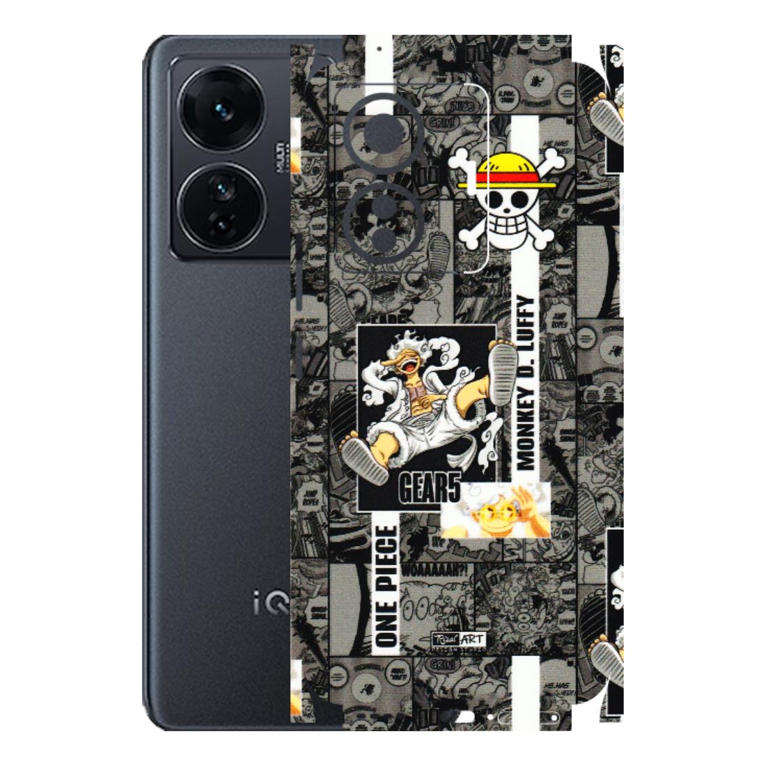 IQOO Phone Skins (All Models) - Cuffy Anime MonkeyCamic - 3D Embossed Finish (L-242) IQOO Z6 PRO 5G