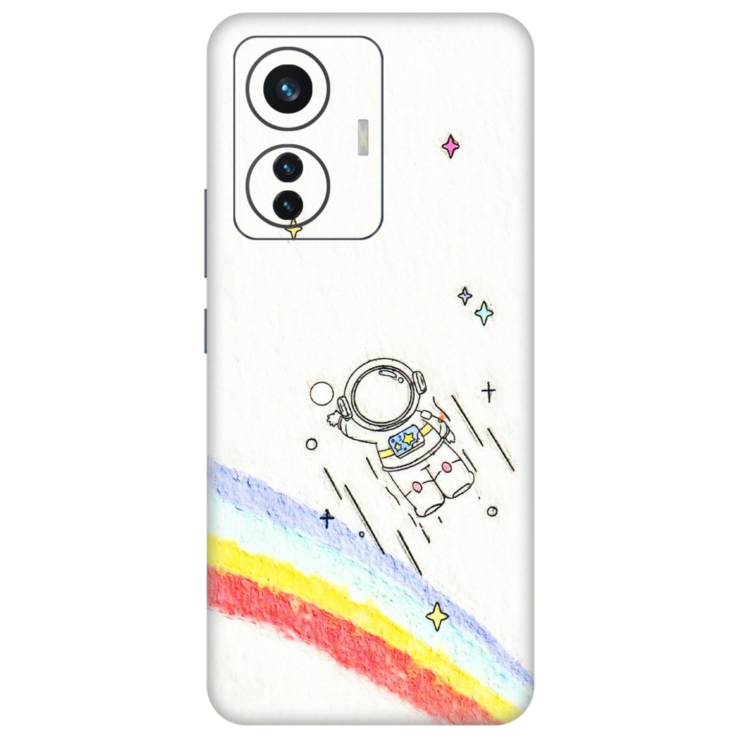 IQOO Phone Skins (All Models) - Milkyway Astronaut - 3D Embossed Finish (L-110) IQOO Z6 PRO 5G