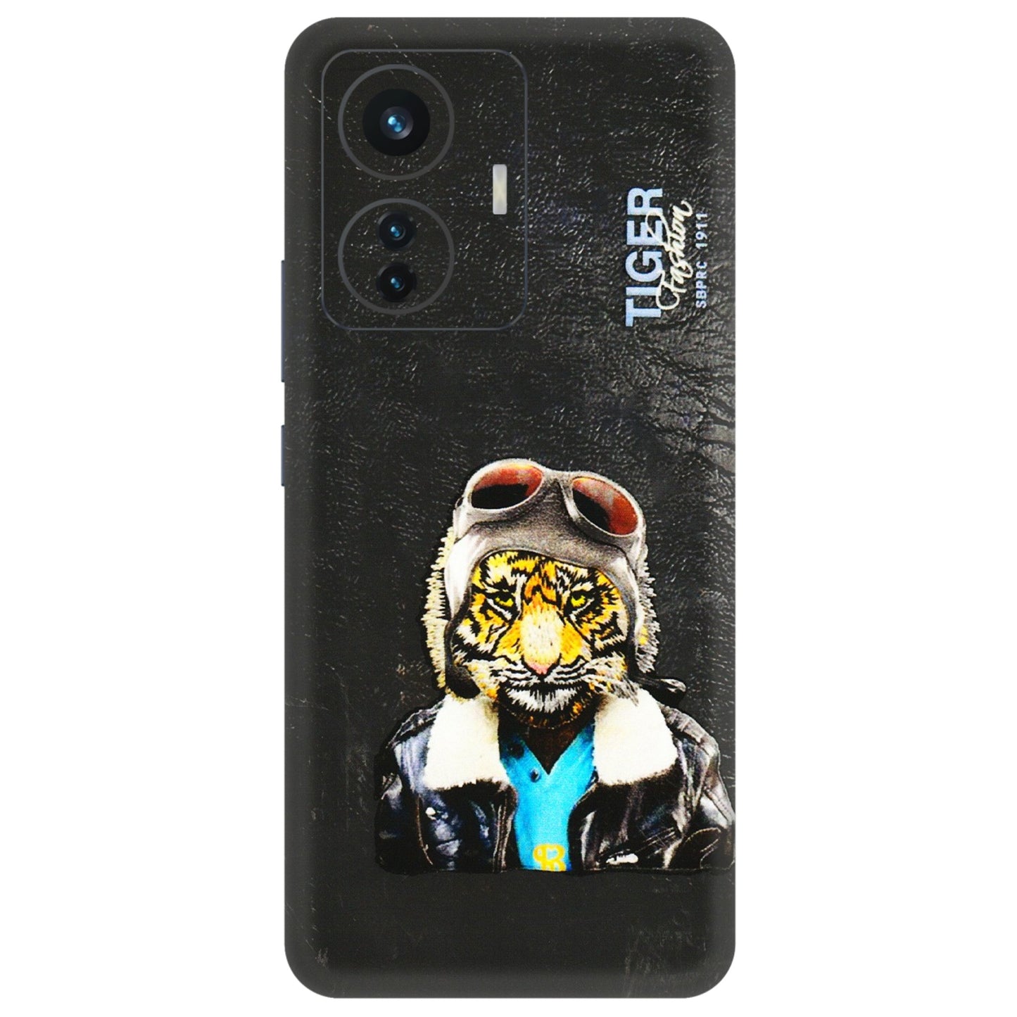 IQOO Phone Skins (All Models) - Rider Tiger - 3D Embossed Finish (L-113) IQOO Z6 PRO 5G