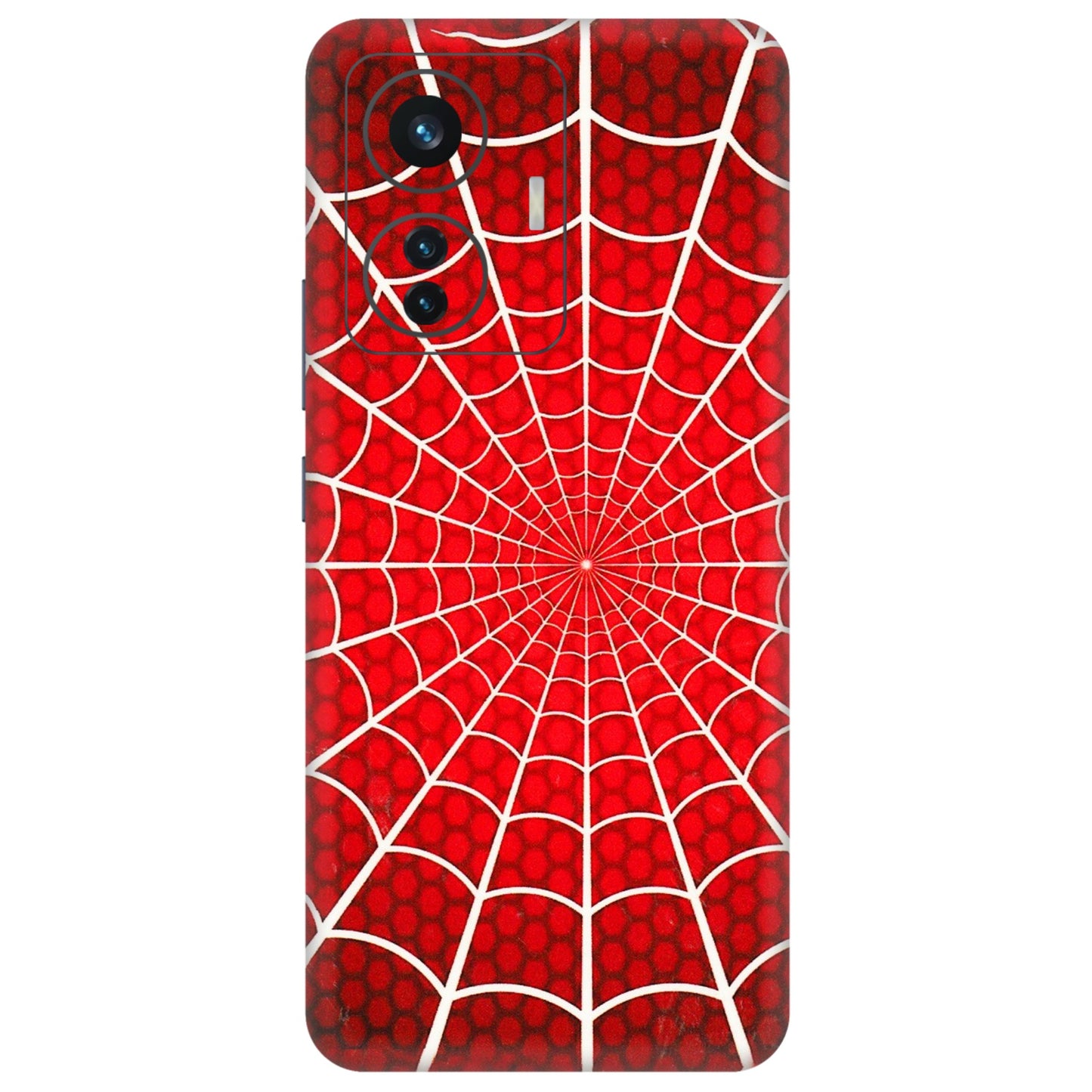 IQOO Phone Skins (All Models) - Classic Spidey Web - 3D Embossed Finish (L-115) IQOO Z6 PRO 5G