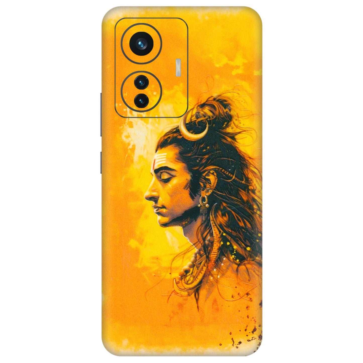 IQOO Phone Skins (All Models) - Shiv Shakti - 3D Embossed Finish (L-14) IQOO Z6 PRO 5G