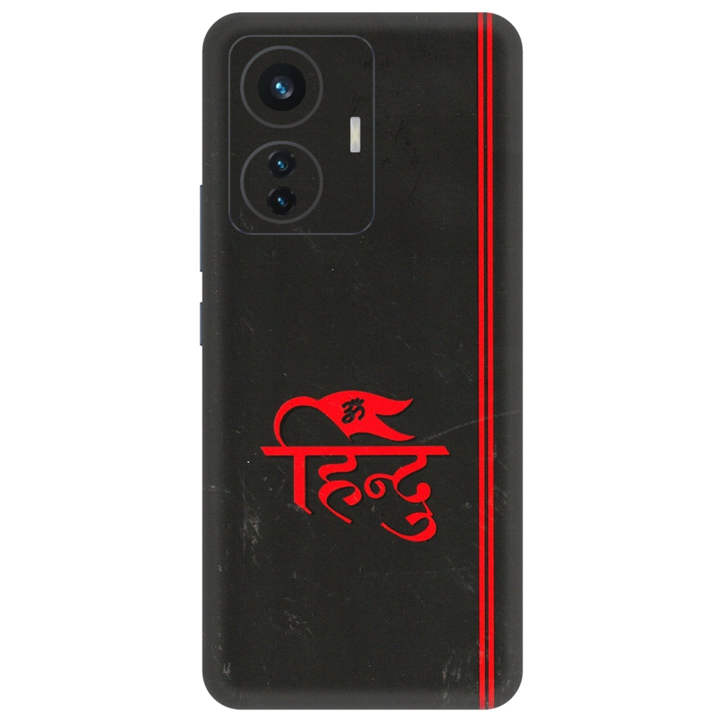 IQOO Phone Skins (All Models) - Hindu Black - 3D Embossed Finish (L-153) IQOO Z6 PRO 5G