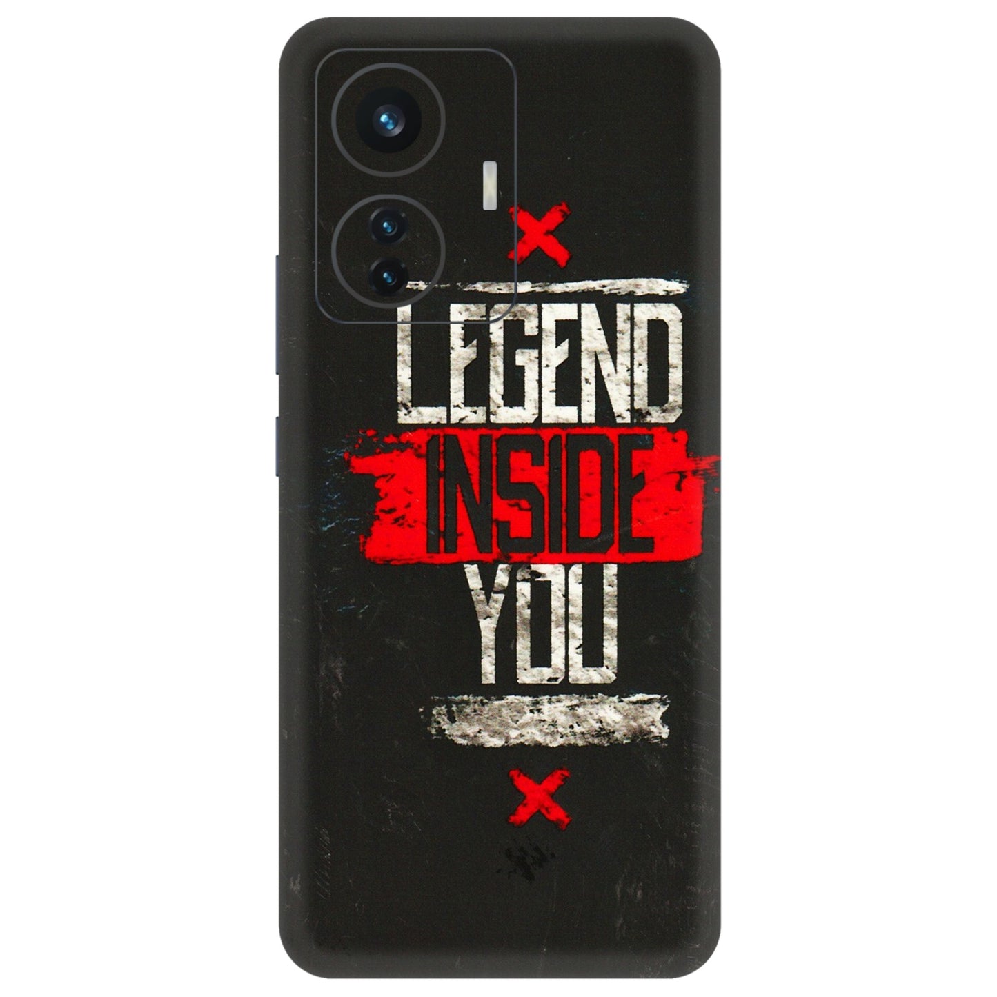 IQOO Phone Skins (All Models) - Legend Inside You - 3D Embossed Finish (L-186) IQOO Z6 PRO 5G