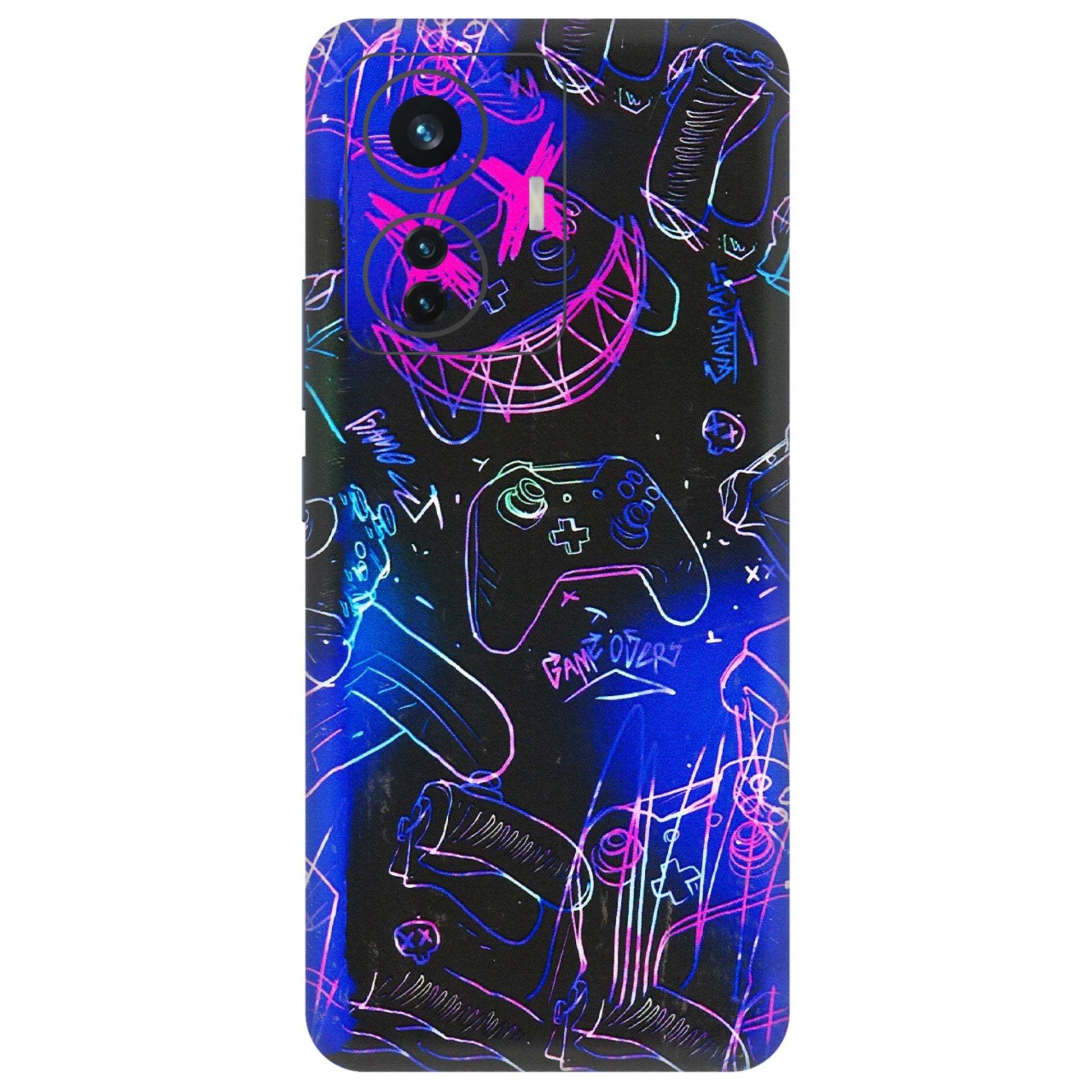 IQOO Phone Skins (All Models) - Gamers Paradise - 3D Embossed Finish (L-258) IQOO Z6 PRO 5G