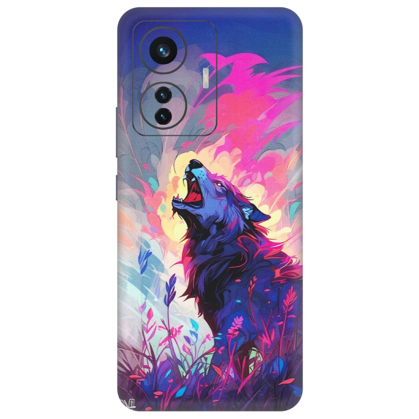 IQOO Phone Skins (All Models) - New Wild Wolf Abstract - Matte Finish (M-125) IQOO Z6 PRO 5G