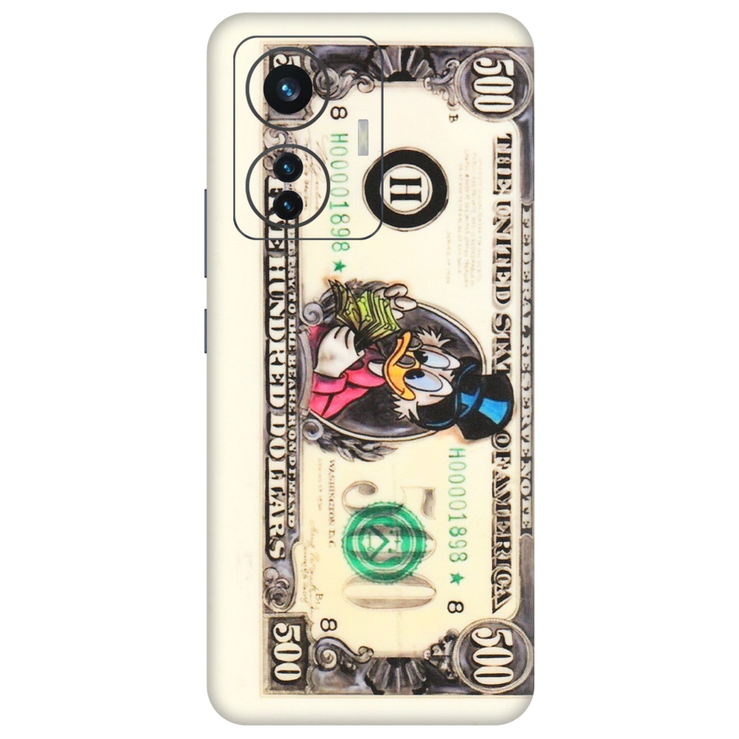 IQOO Phone Skins (All Models) - Five Hundred Dollar Duck - Transparent Finish (T-15) IQOO Z6 PRO 5G