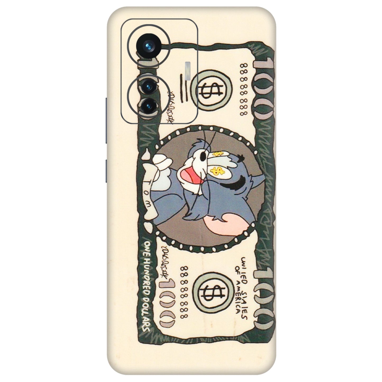 IQOO Phone Skins (All Models) - One Hundred Dollar Tom - Transparent Finish (T-16) IQOO Z6 PRO 5G