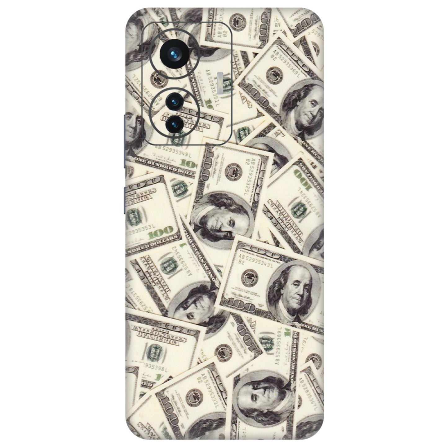 IQOO Phone Skins (All Models) - Dollar Lover - Transparent Finish (T-17) IQOO Z6 PRO 5G