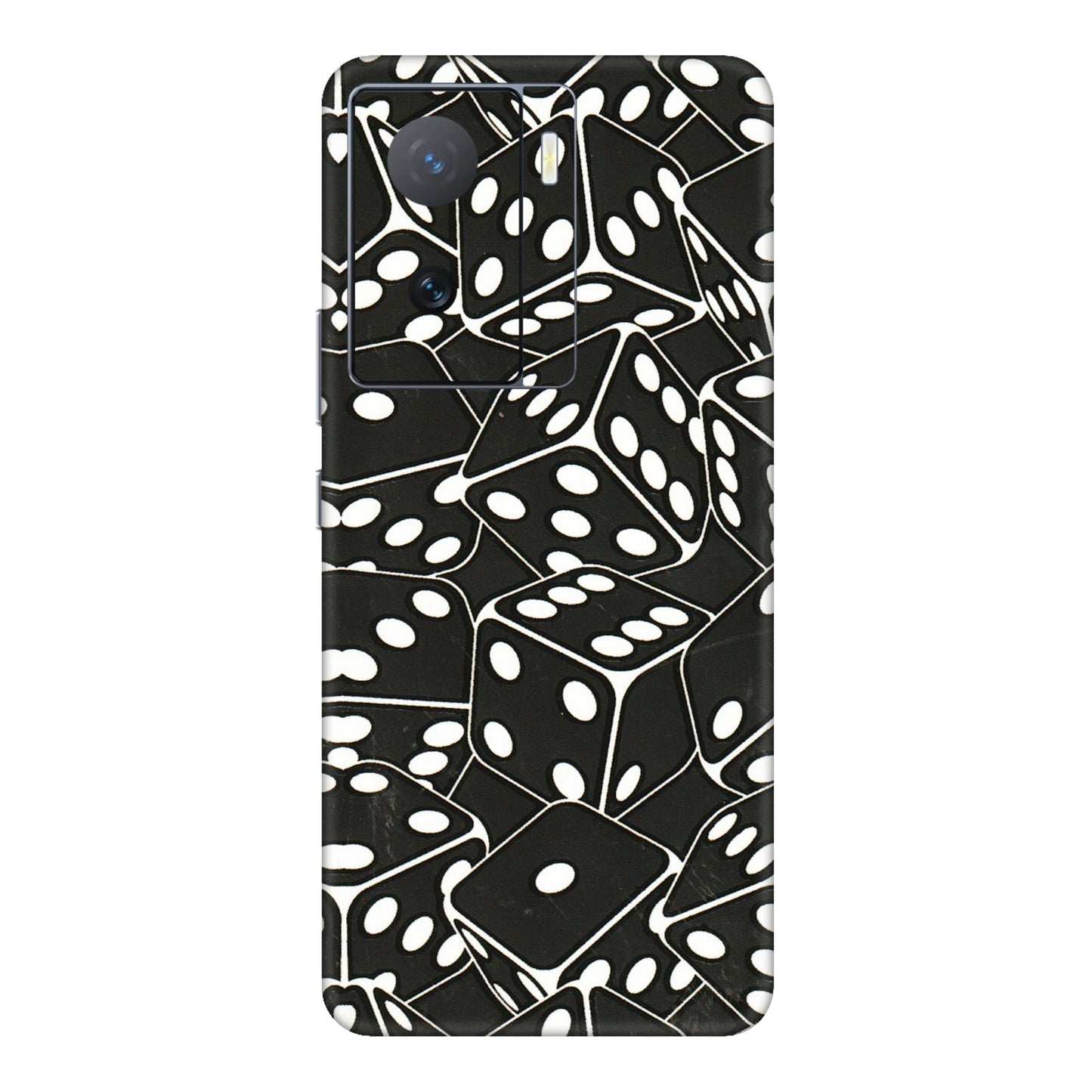 IQOO Phone Skins (All Models) - Big Black Dices - 3D Embossed Finish (L-106) IQOO Z7