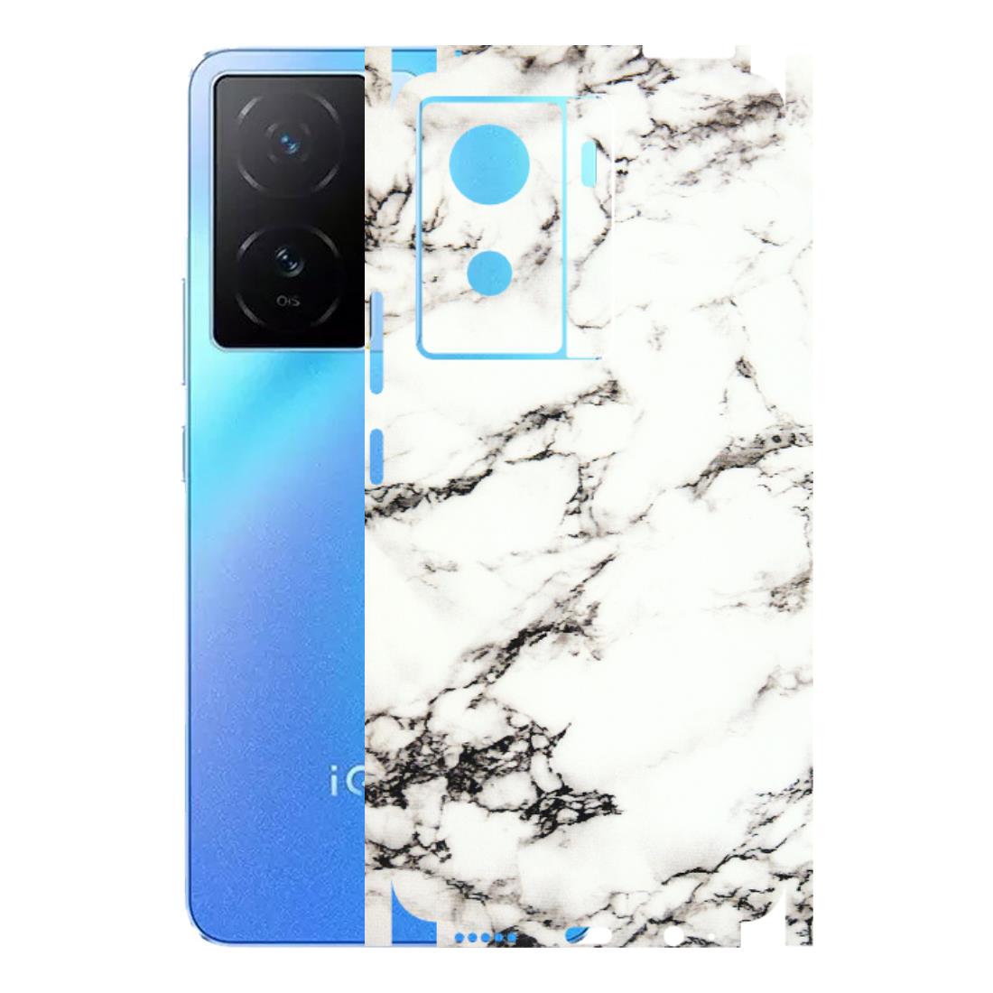 IQOO Phone Skins (All Models) - Black and White Marble Texture - 3D Embossed Finish (L-124) IQOO Z7