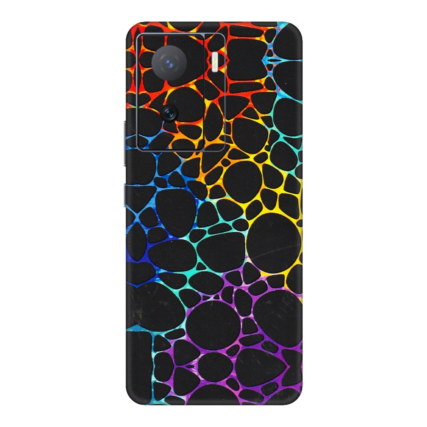 IQOO Phone Skins (All Models) - Abstract Art MultiColour - 3D Embossed Finish (L-133) IQOO Z7