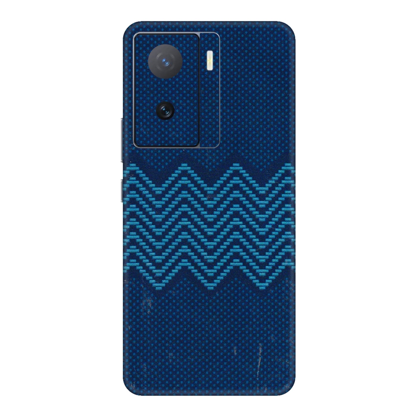 IQOO Phone Skins (All Models) - Blue Sober Waves - 3D Embossed Finish (L-306) IQOO Z7
