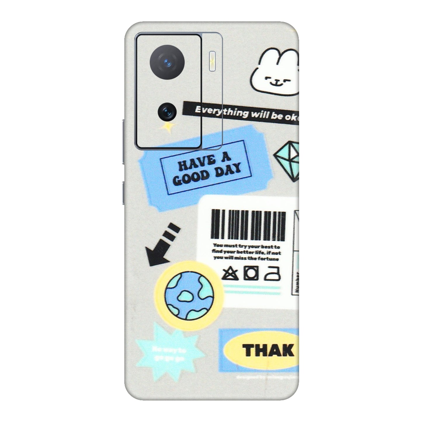 IQOO Phone Skins (All Models) - Will Be Okay Design - 3D Embossed Finish (L-316) IQOO Z7