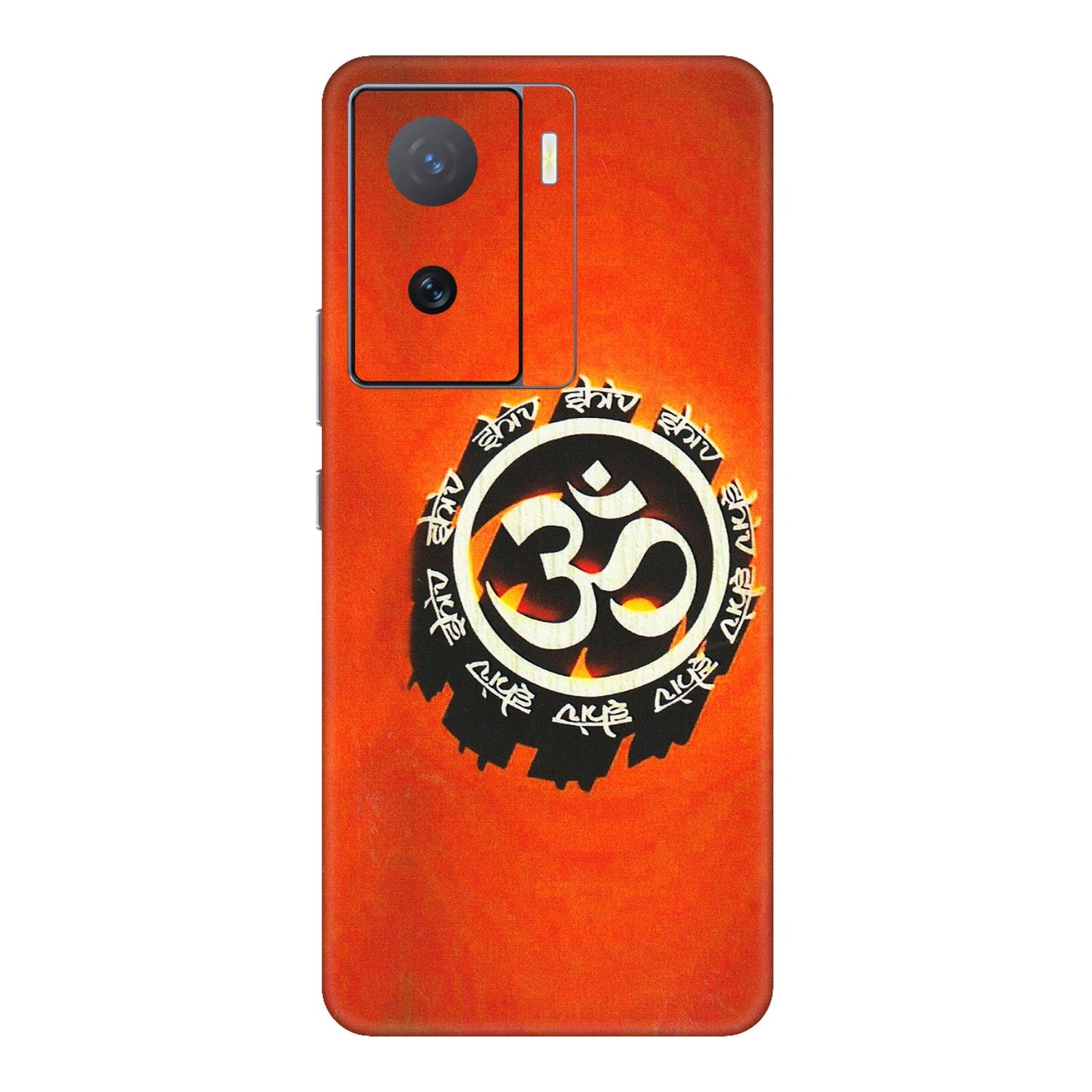 IQOO Phone Skins (All Models) - Aum Shiv Orange - 3D Embossed Finish (L-32) IQOO Z7
