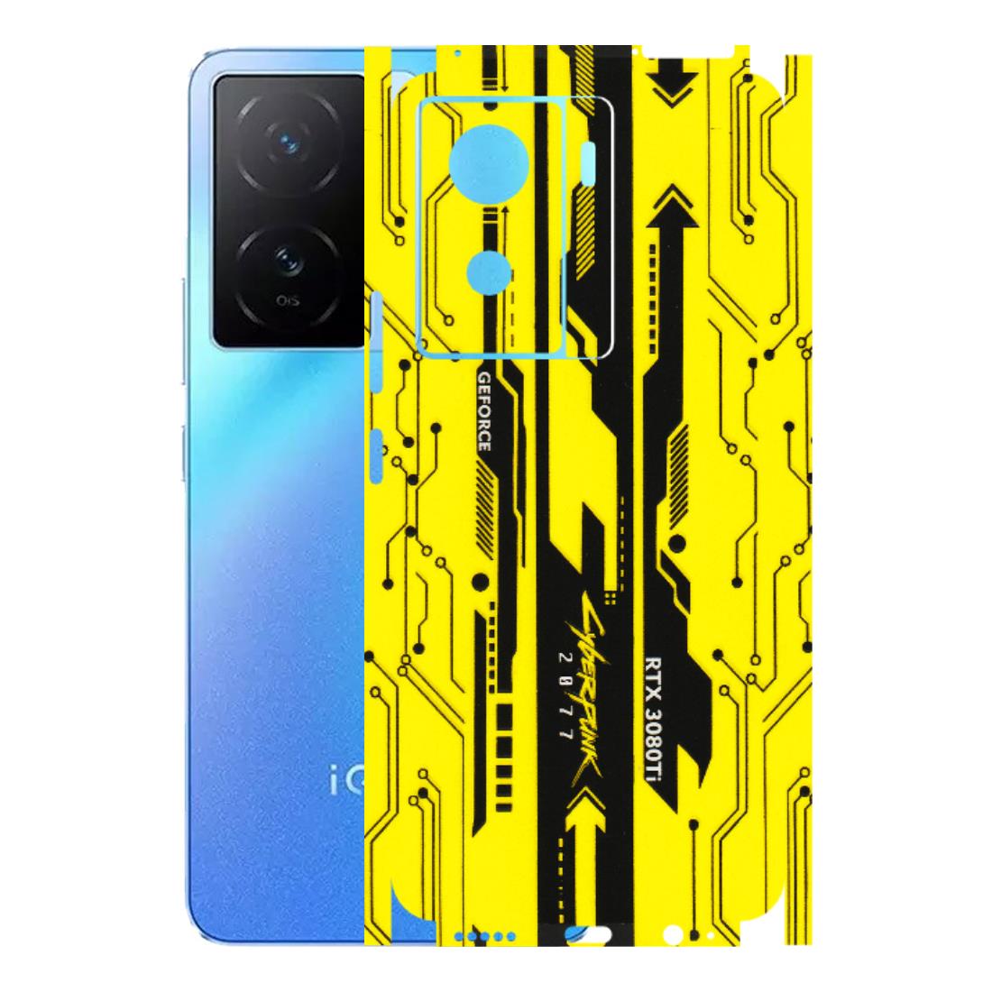 IQOO Phone Skins (All Models) - Yellow Cyberpunk - 3D Embossed Finish (L-93) IQOO Z7