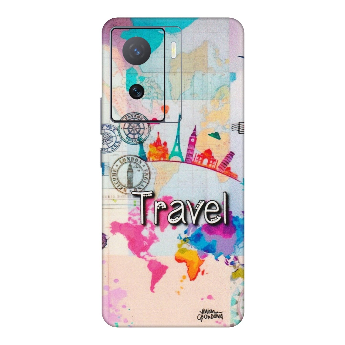 IQOO Phone Skins (All Models) - Travel The Wonders - Matte Finish (M-108) IQOO Z7