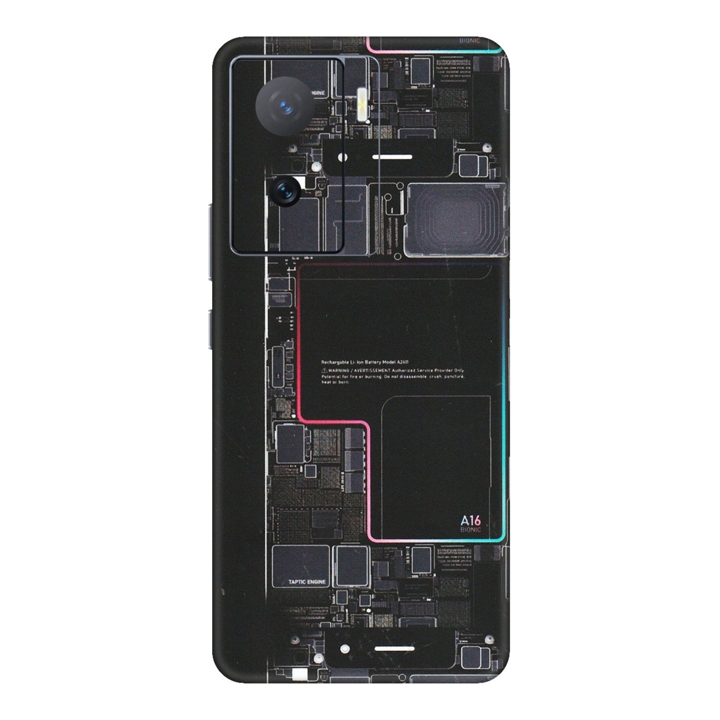 IQOO Phone Skins (All Models) - Motherboard Circuit Layout - Matte Finish (M-117) IQOO Z7