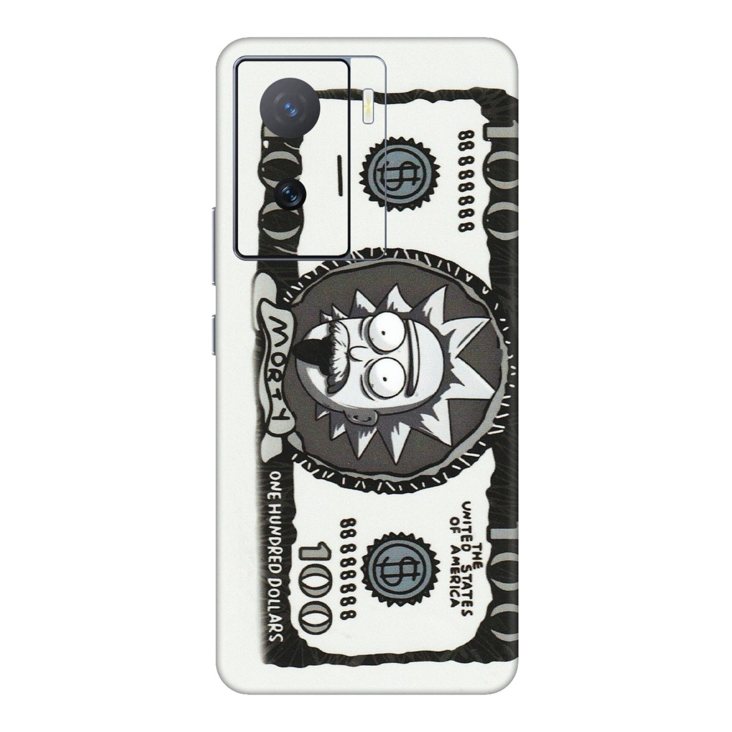 IQOO Phone Skins (All Models) - Rick And Morty Hundred Dollar Anime - Matte Finish (M-161) IQOO Z7