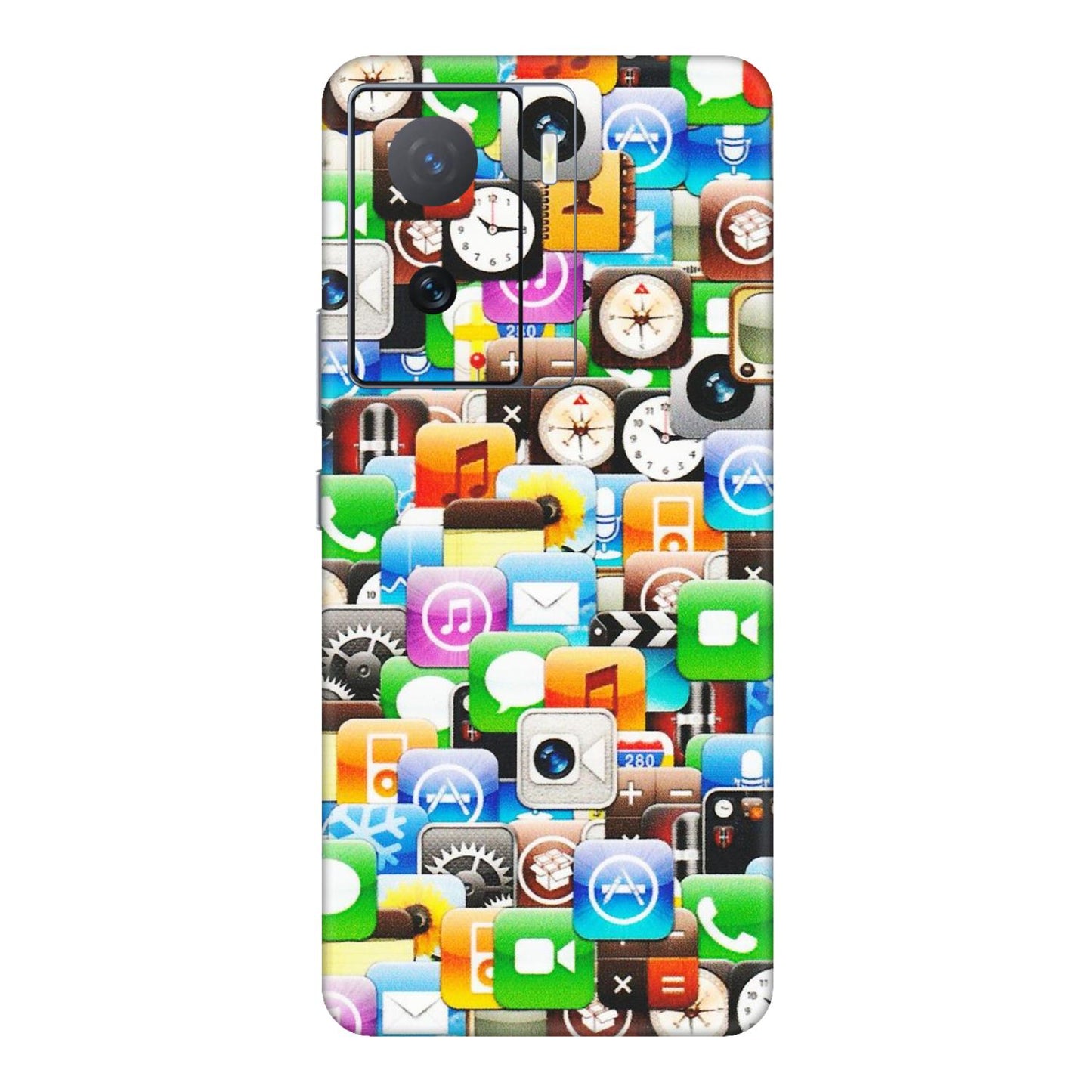 IQOO Phone Skins (All Models) - All Apple Icons - Matte Finish (M-93) IQOO Z7