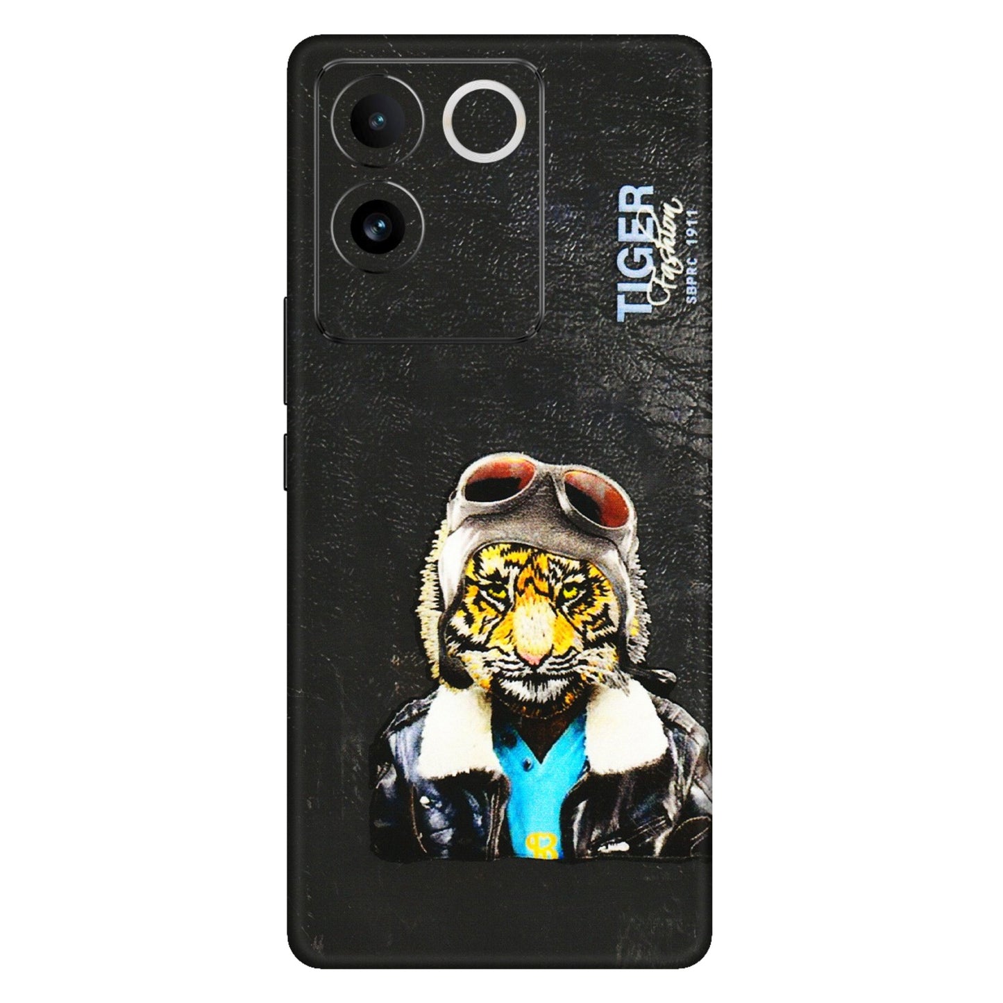 IQOO Phone Skins (All Models) - Rider Tiger - 3D Embossed Finish (L-113) IQOO Z7 Pro
