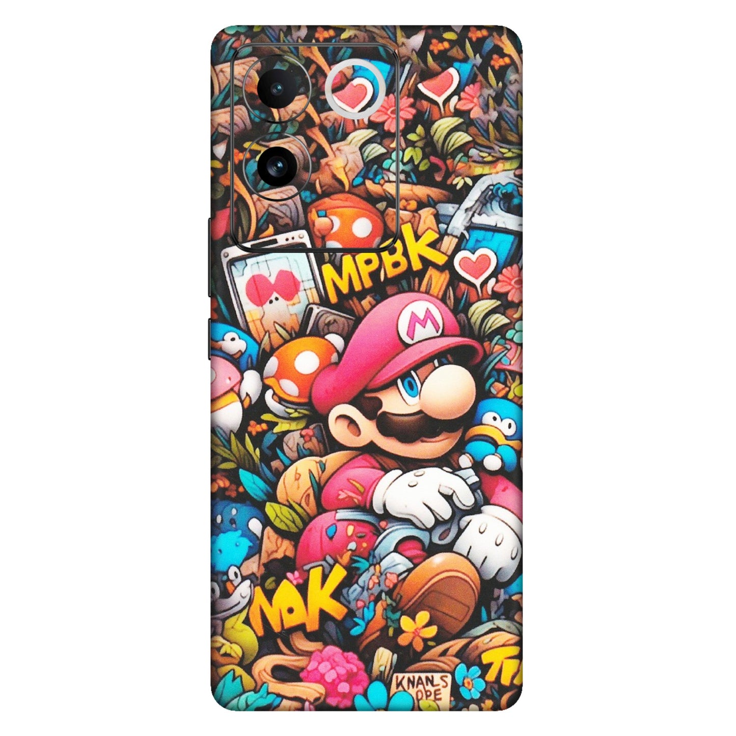 IQOO Phone Skins (All Models) - Super Mario Bros Artistic - Matte Finish (M-173) IQOO Z7 Pro