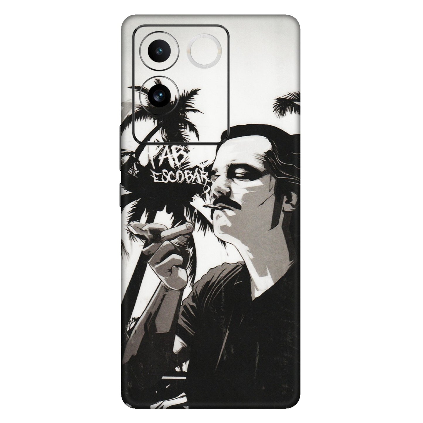 IQOO Phone Skins (All Models) - Pab Escobar - Transparent Finish (T-05) IQOO Z7 Pro