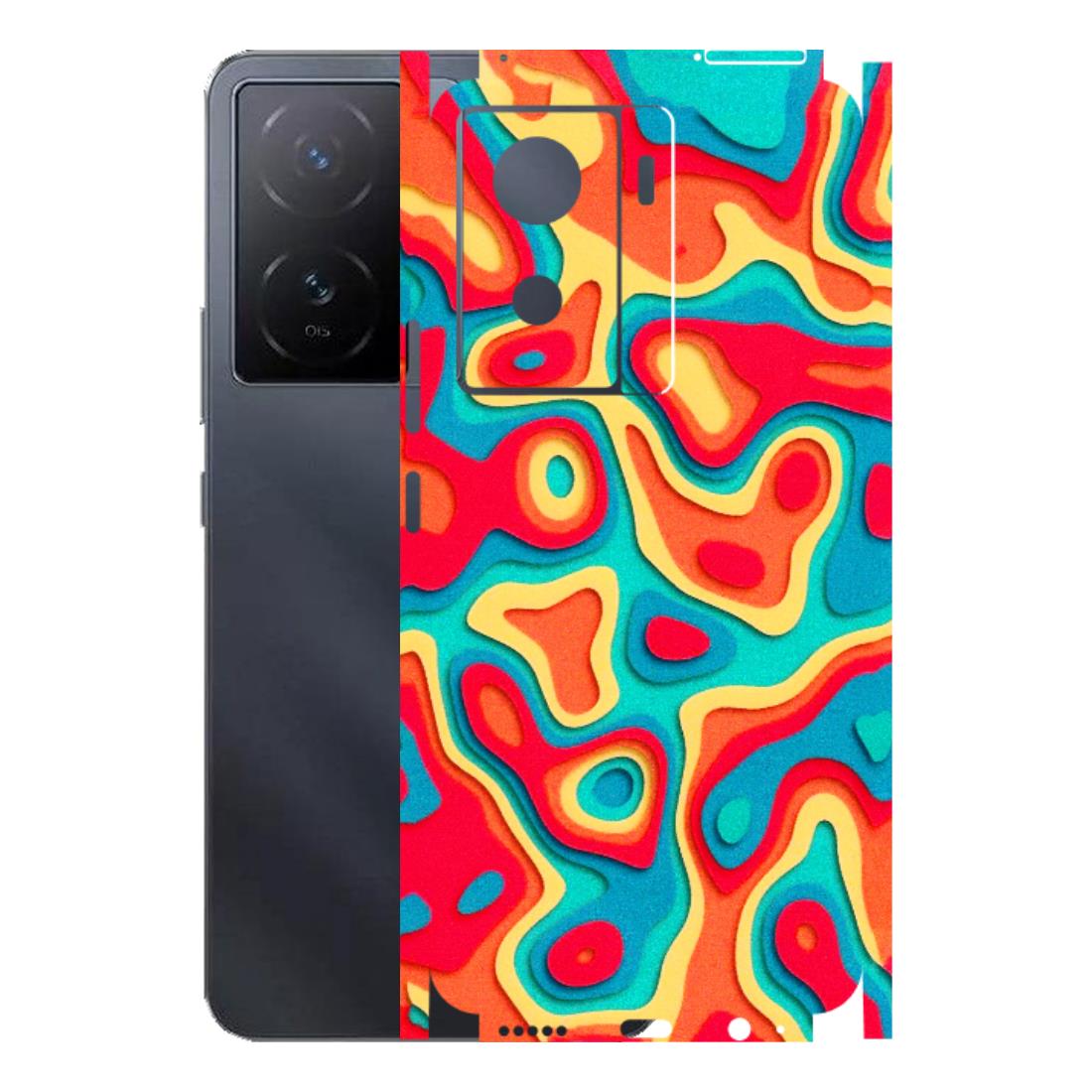 IQOO Phone Skins (All Models) - Abstract Swirl - 3D Embossed Finish (L-150) IQOO Z7 S 5G