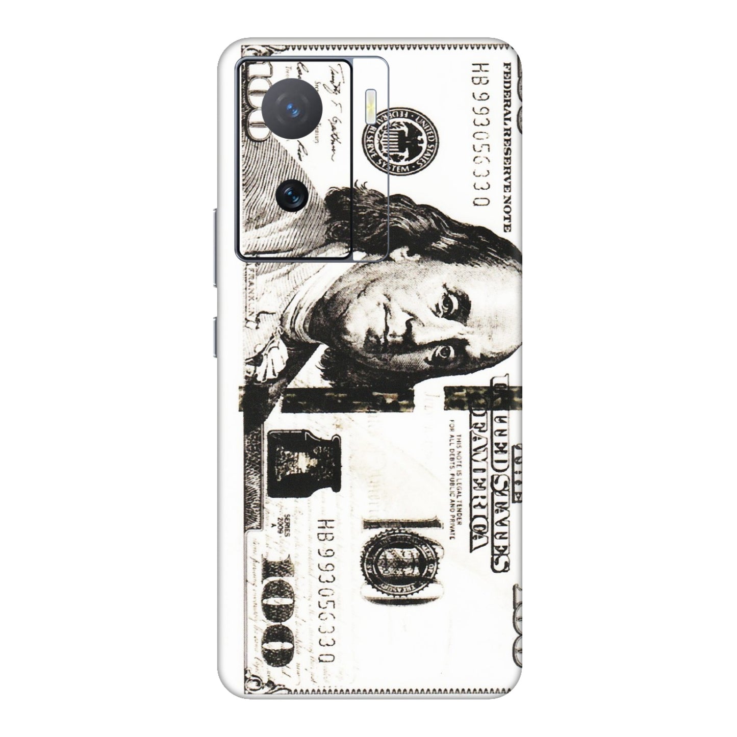 IQOO Phone Skins (All Models) - 100 Dollar Currency - Transparent Finish (T-01) IQOO Z7